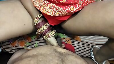 Desi Anita ki chudai in Red saree with Desi video